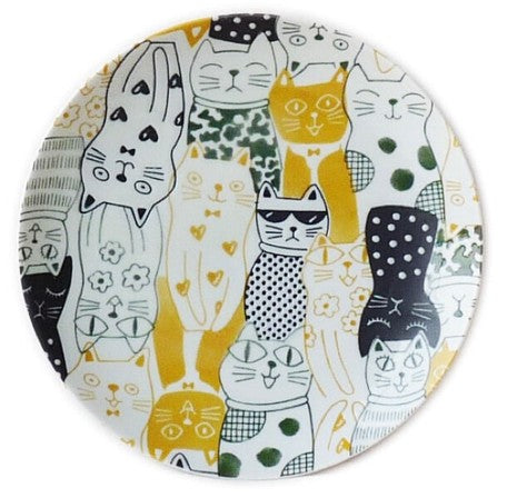 "AWA SAKA" Illustration Porcelain Plate